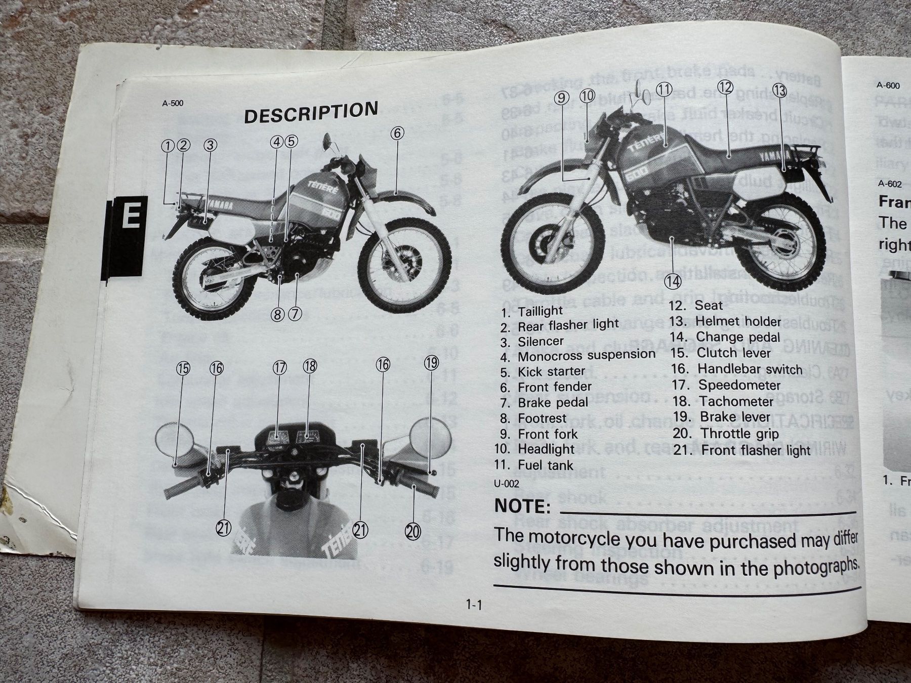 Yamaha Enduro: Yamaha XT 600 Ténéré – Usato da Morrens VD venduto da kawah2 1