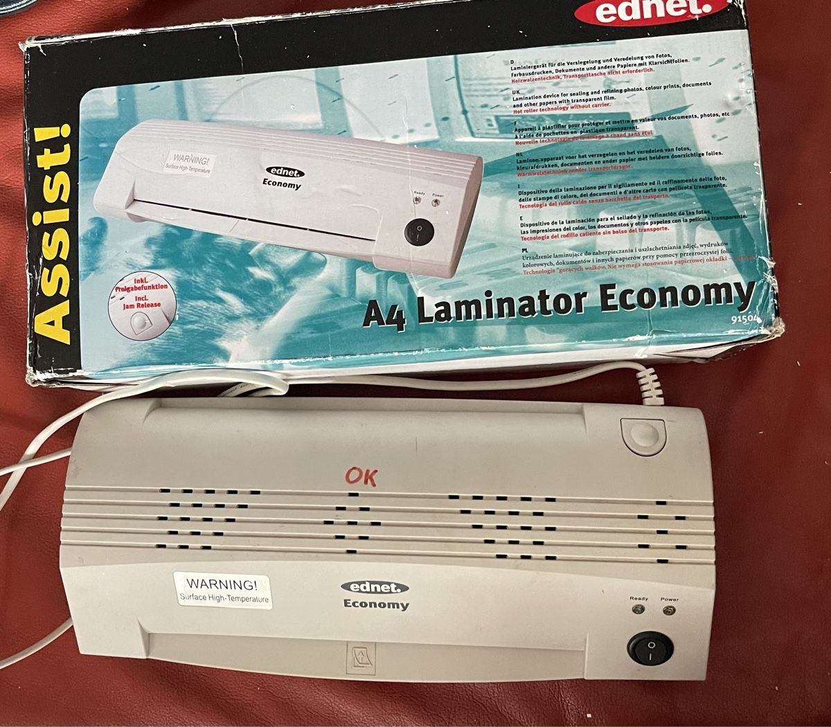 Macchine laminatrici: Laminator A4 Laminiergerät – Usato da Wengen venduto da rotstock1696