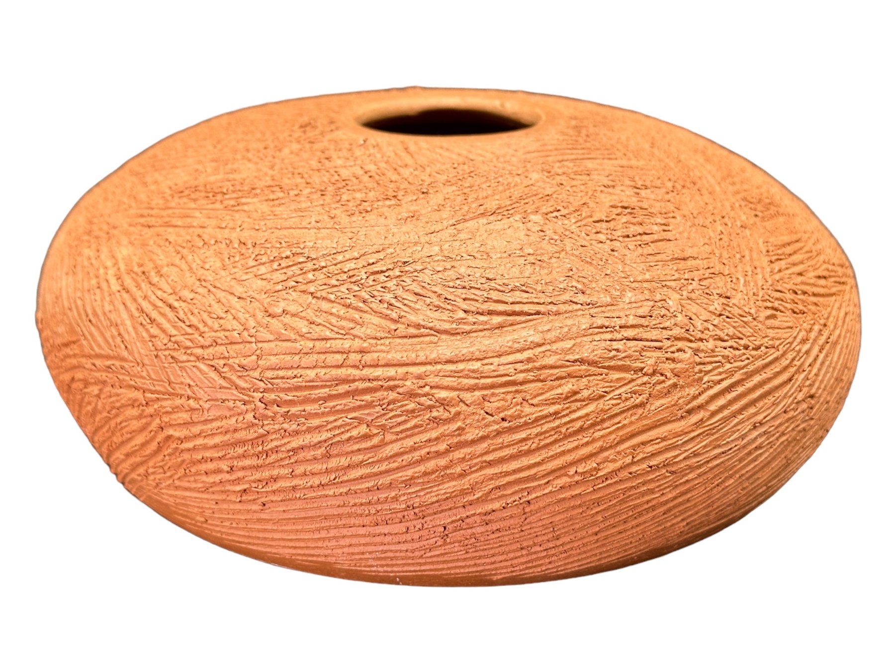 Vasi & Recipienti: Superbe vase en terre cuite texturée, signé – Usato da Morges venduto da deco.vintage 6