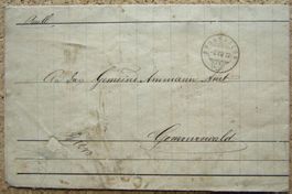FALTBRIEF VORPILATELIE BRUNNADERN - GOMMISWALD 1872