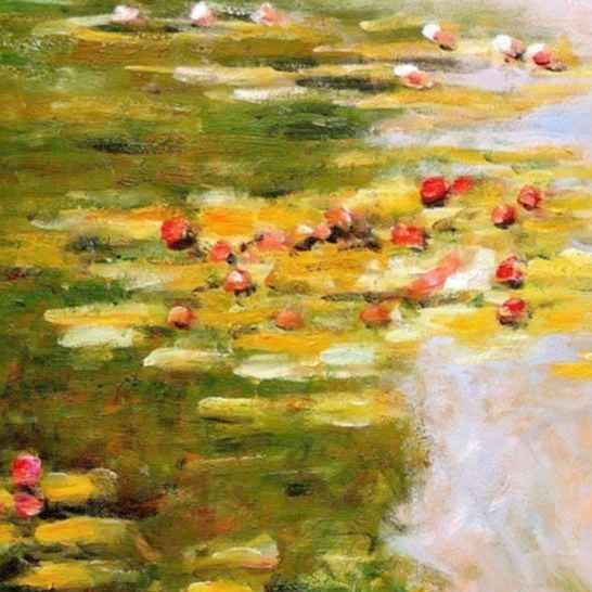 Riproduzioni & Creazioni: Claude Monet - Seerosen im Sommer – Nuovo (secondo la descrizione) da Larnaca venduto da KunstDepot24 1