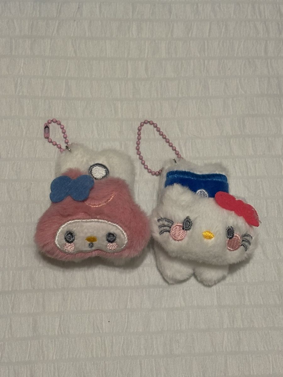 Portachiavi: Porte-clé My Melody et Hello Kitty – Usato da Bulle venduto da Grimms1967