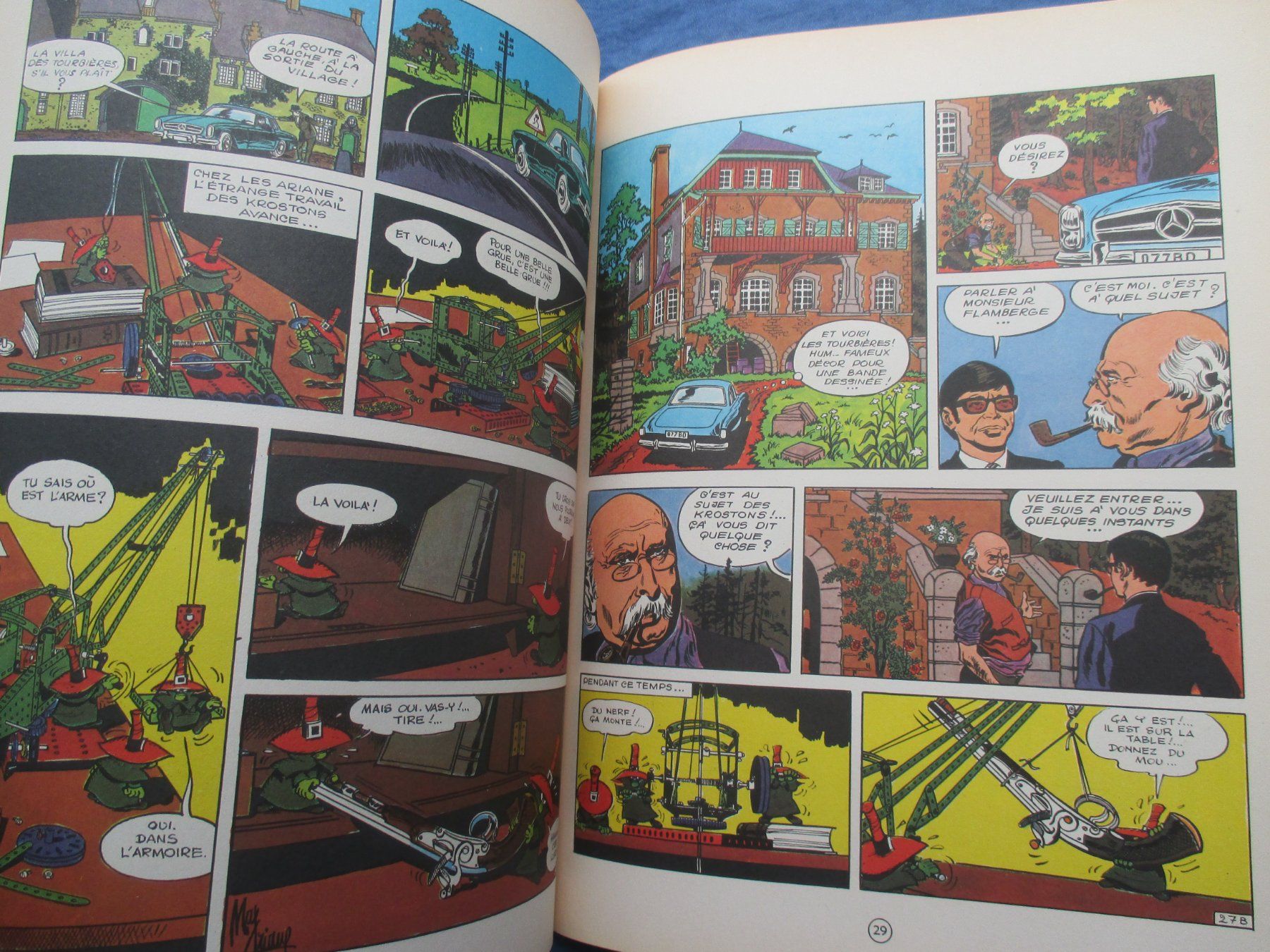 Fumetti: Les Krostons 1 La menace des Krostons, e.o. – Usato da Colombier NE venduto da Nevenma 2