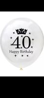 5 x 40 ans ballon anniversaire
