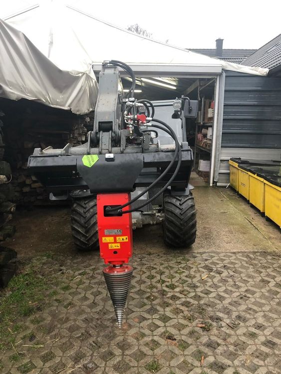Kegelspalter 800 ccm mit EuroAufnahme Holzspalter Traktor Radlader  Frontlader Erdbohrer