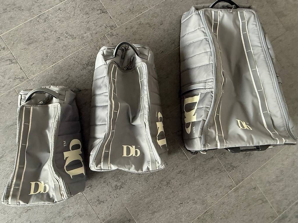 Reisekoffer: Rucksäcke/ Koffer Douchebags Set, Grau, 3-teilig – Gebraucht aus Sursee von pat_k972