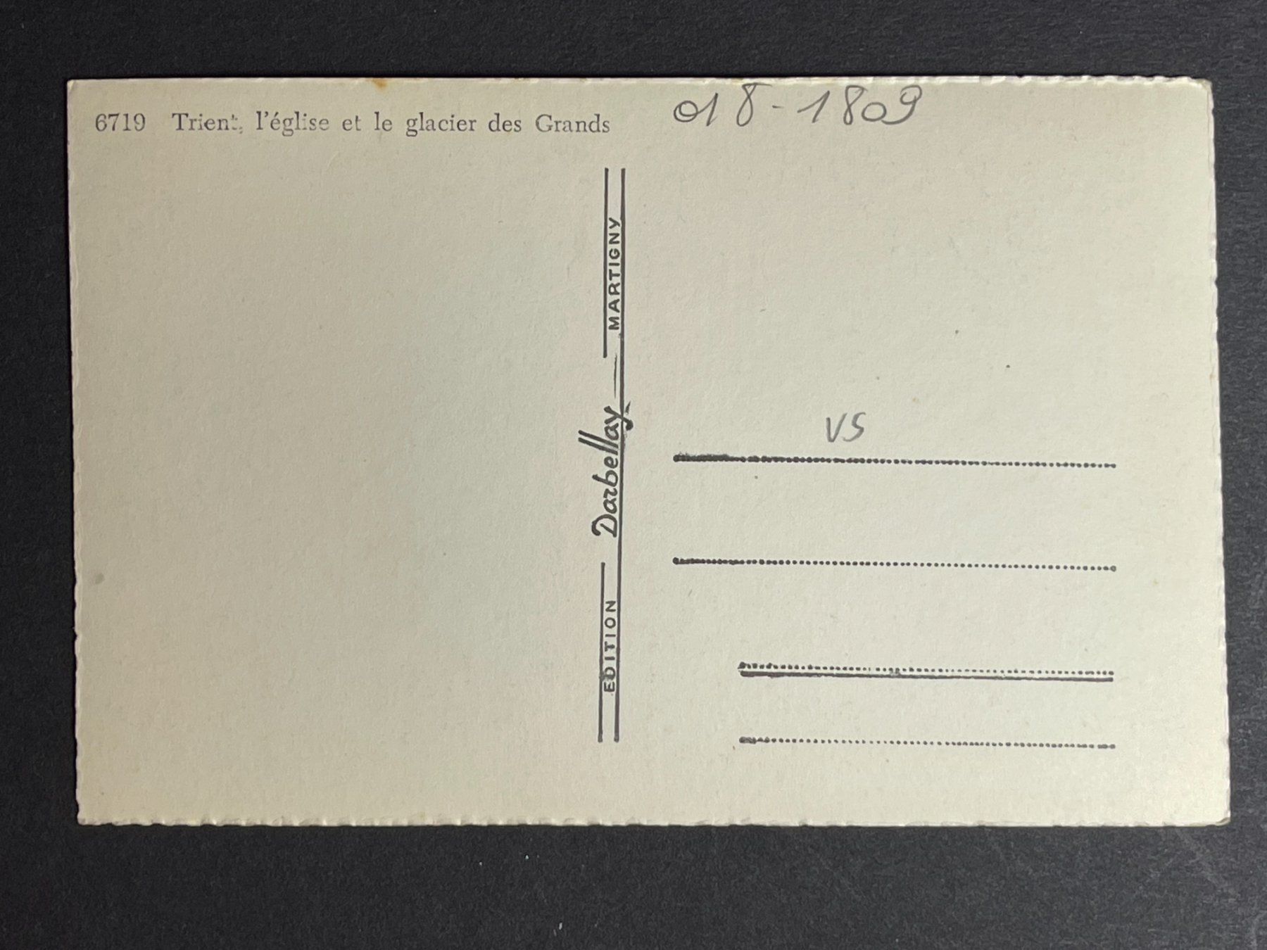 Cartoline postali: Trient, église et glacier – Usato da Steg VS venduto da danwer74 1