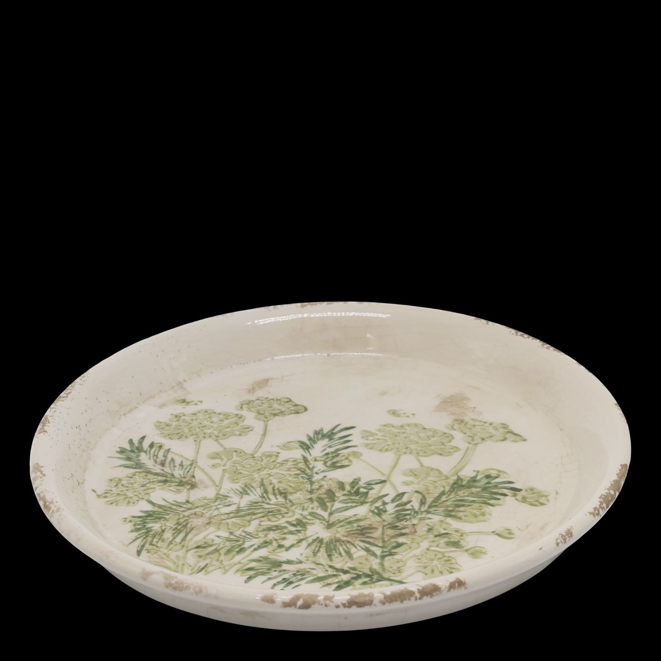 Piatti di portata: Chic Antique Teller/Tablett "Laval", Durchmesser 23,5 cm – Nuovo e nell'imballaggio originale da Innertkirchen venduto da Glatthard-Interior 2