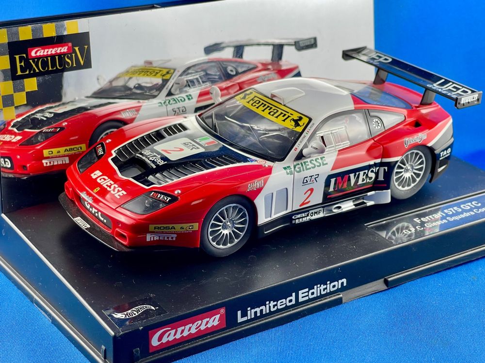 CARRERA Exklusiv Exklusiv Ferrari 575 GTC black # 17 | Slotcars und Slotcar Zubehör