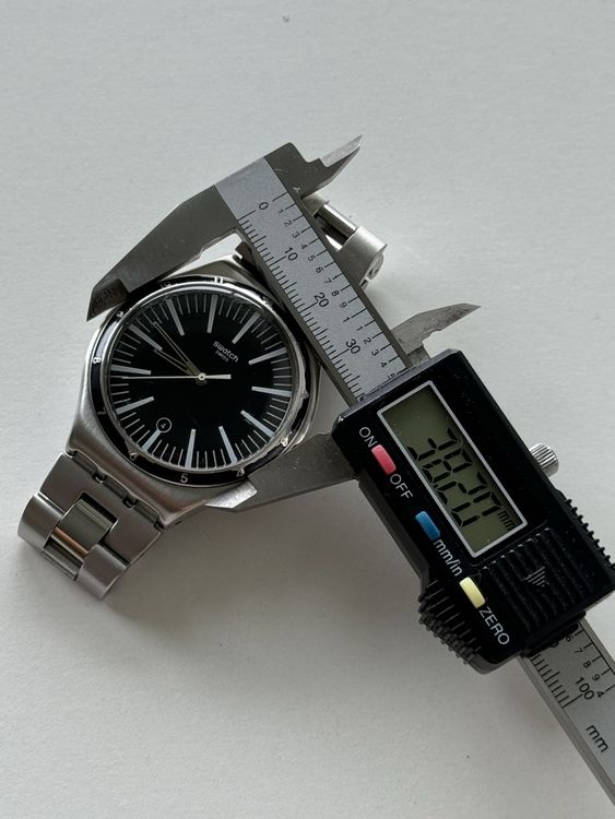 Swatch Irony Edelstahl Herrenuhr ⌚️ 4