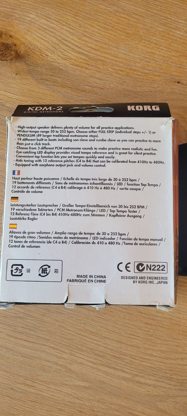 Strumenti musicali: KORG KDM-2 métronome numérique bon état – Usato da Fribourg venduto da stick01 2