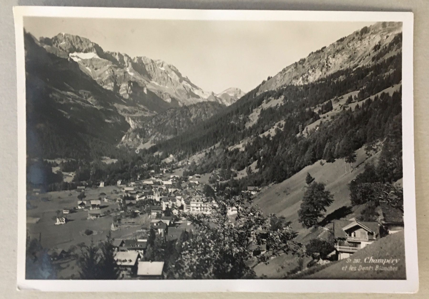Ansichtskarten: Champéry VD, 1943 – Gebraucht aus Frauenfeld von Merk52
