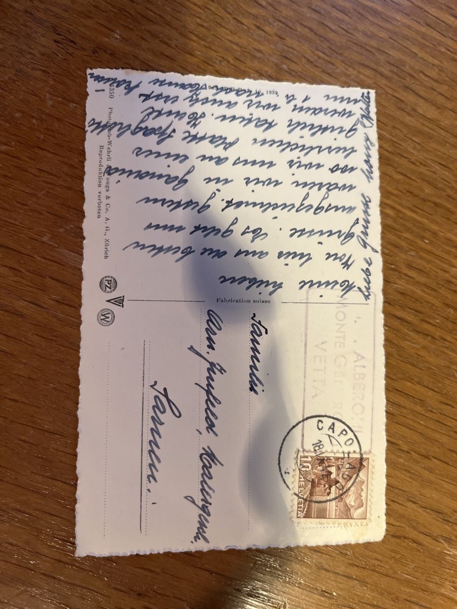 Cartoline postali: Monte Generoso Lugano – Usato da Sarnen venduto da Muenzen.-M 1