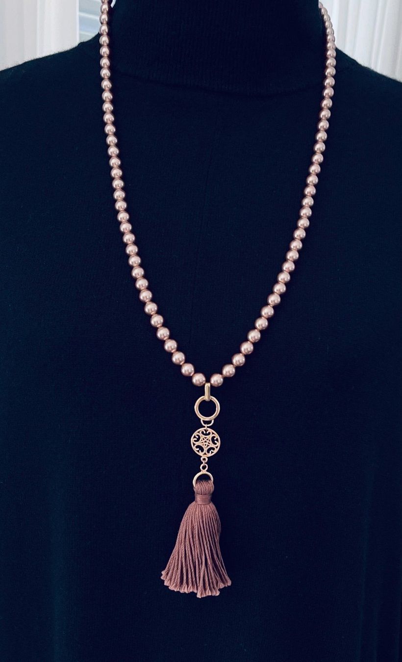 Catenine: Kette mit Swarovski Perlen – Usato da Winkel venduto da Glamour4You