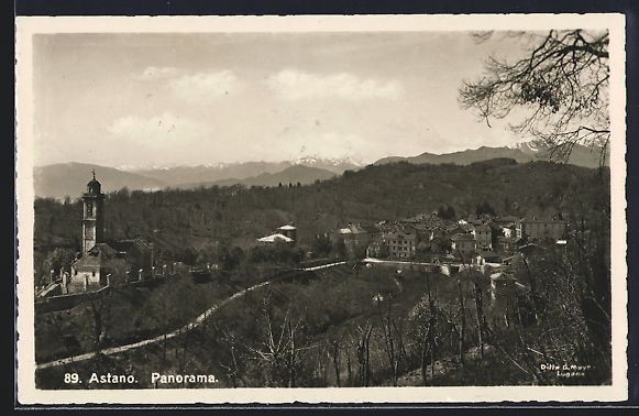 Ansichtskarten: AK Astano, Panorama, 1937 – Gebraucht aus Berlin von bartko-reher