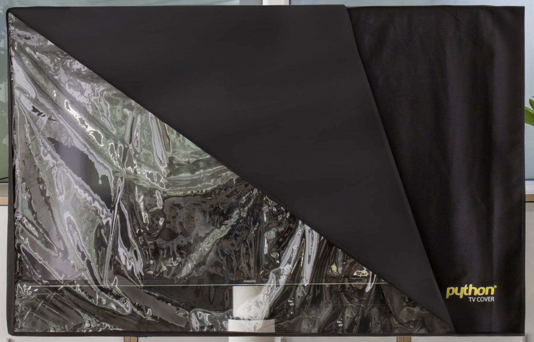 Cover & Protezioni schermo: Python TV-Cover, 55" bis 58" Zoll, wetterfeste Schutzhülle – Nuovo (secondo la descrizione) da Unterengstringen venduto da Tnovus