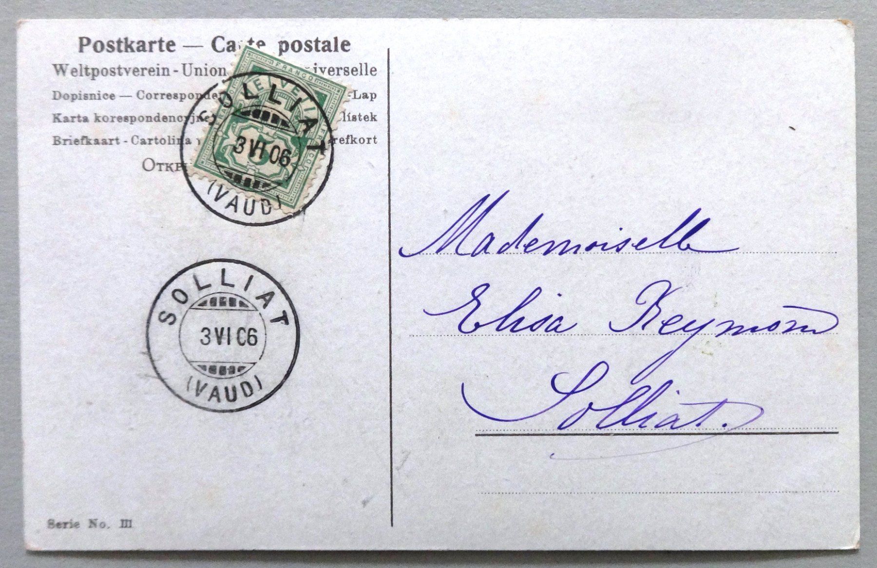 Cartoline postali: Bonne Fête – Usato da Fétigny venduto da Billy2miny 1