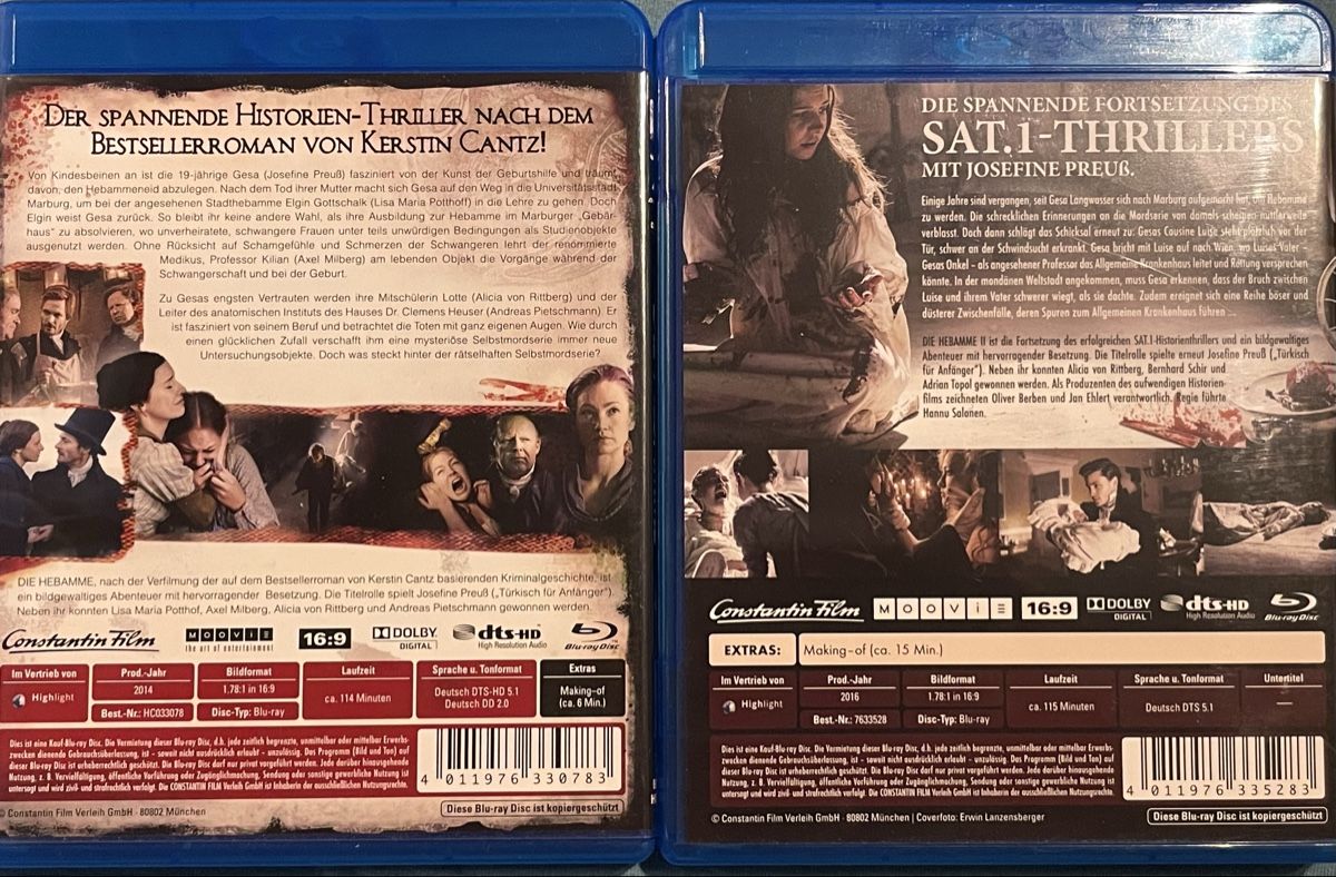 Alle DVDs: Die Hebamme 1 + Die Hebamme 2 – Gebraucht aus Waldenburg von Gonzo8 1