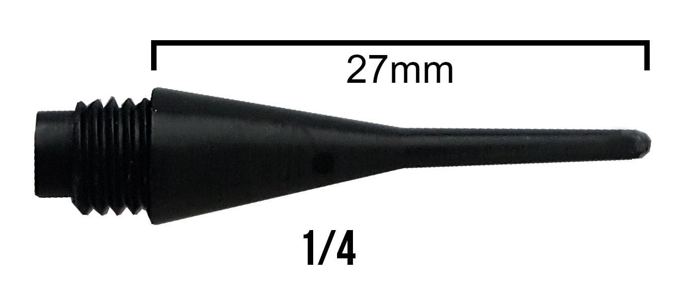 Slot Machine: Dartspitzen Standard 1/4 (27mm) – Nuovo e nell'imballaggio originale da Zeiningen venduto da VSA-AG