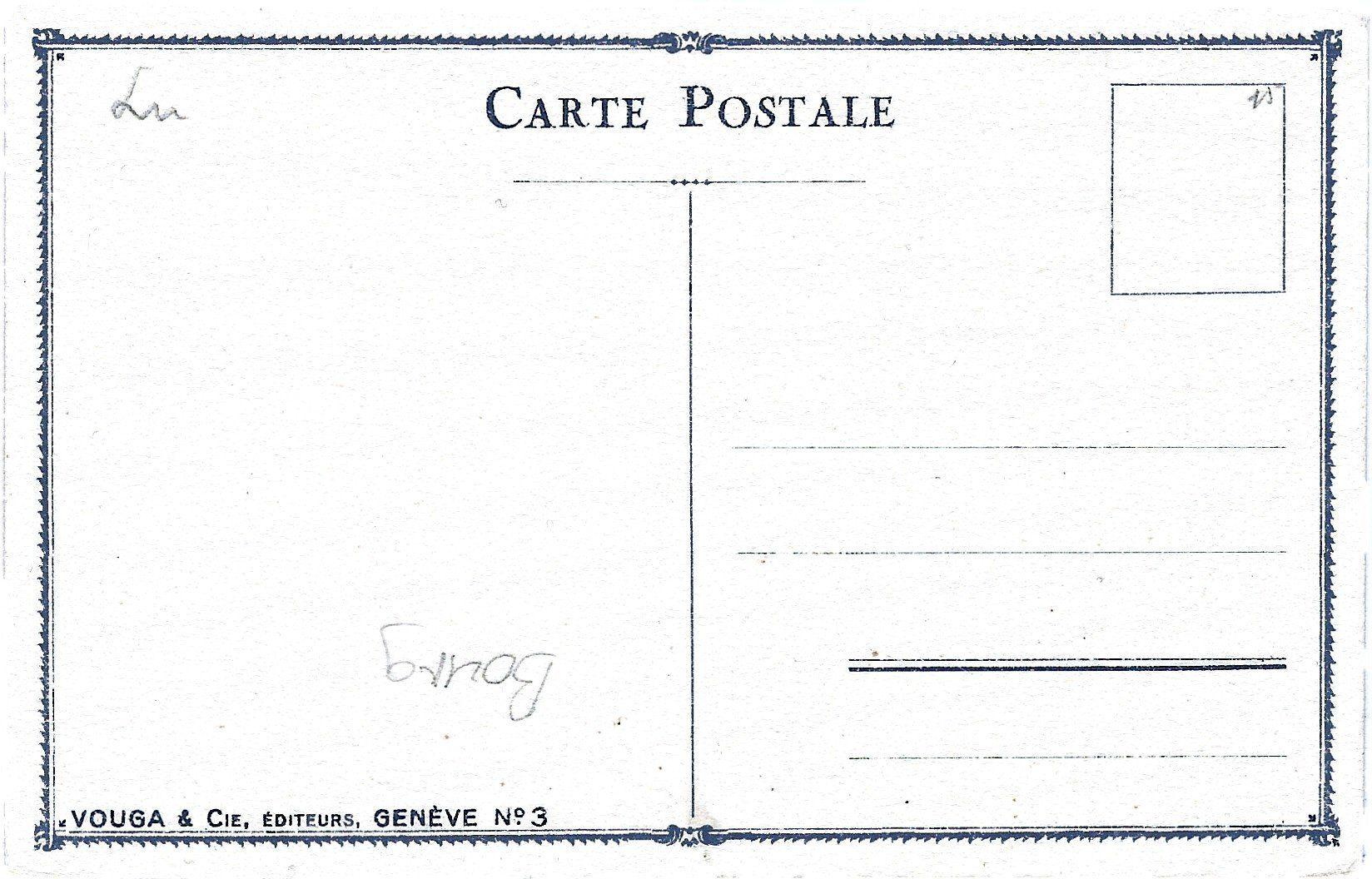 Cartoline postali: 5 Künstler-Postkarten  von  Genf – Usato da Bütschwil venduto da Jackson1A 8