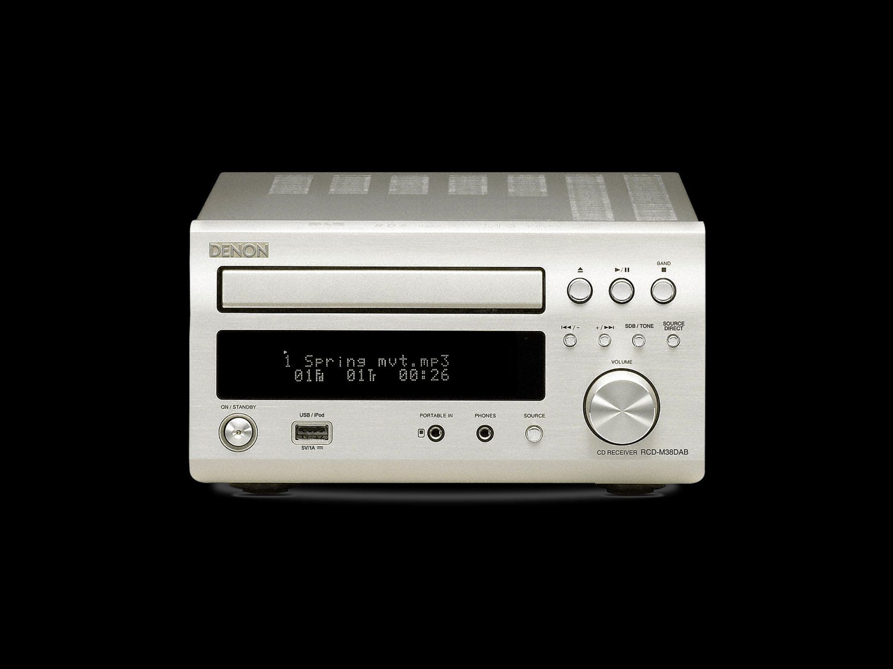 Denon Ricevitori: CD Receiver Denon RCD-M38DAB Silber DAB + CD – Usato da Zürich venduto da lup_rbp6