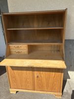 Sekretär Schreibtisch Büromöbel Holz Natur Vintage 40-60 Zei