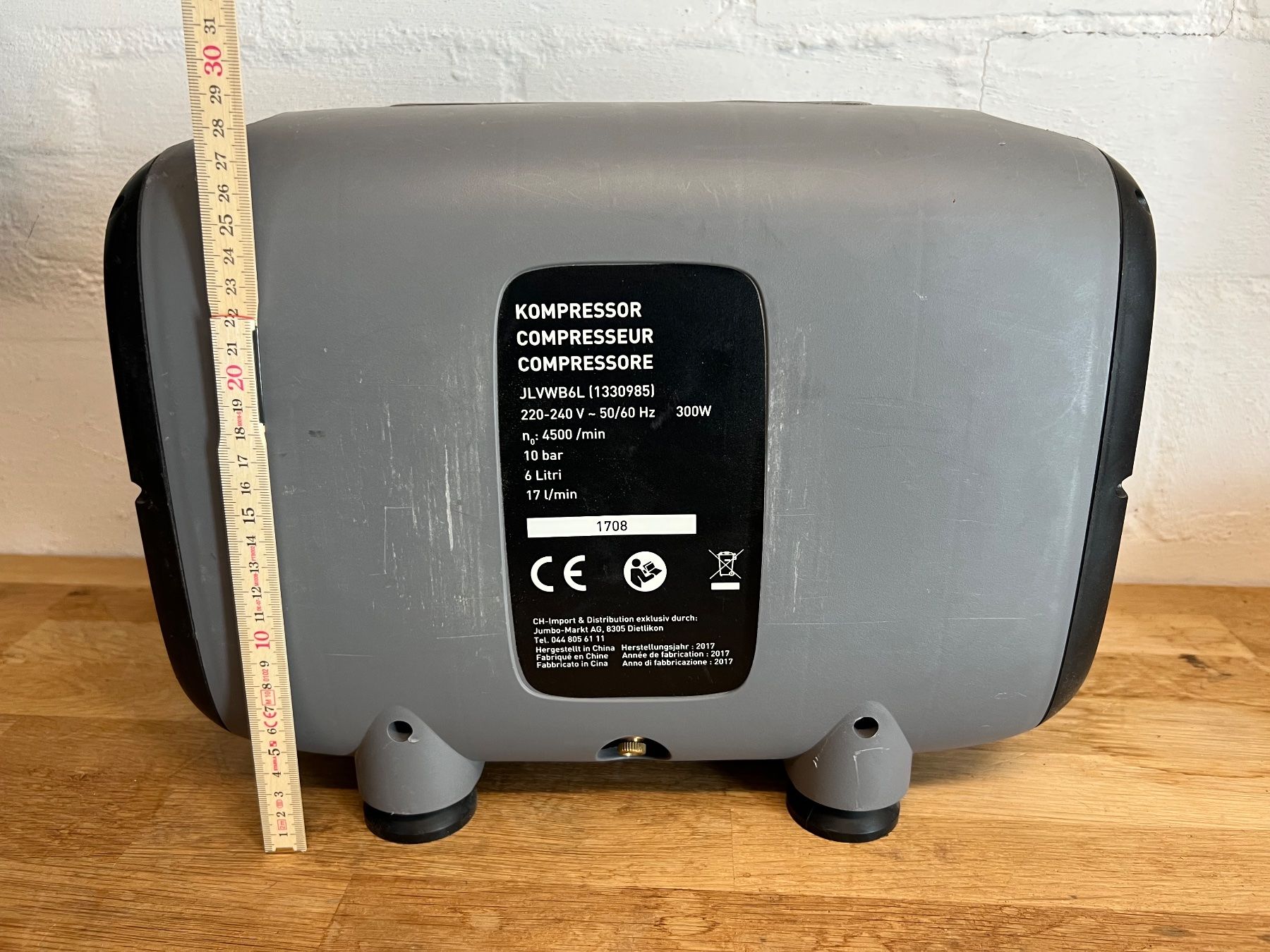 Compressori: Ayce Kompressor JL6 | 8 bar | 6 l Ayce Kompressor JL6 – Usato da Diessenhofen venduto da chbrth1 1