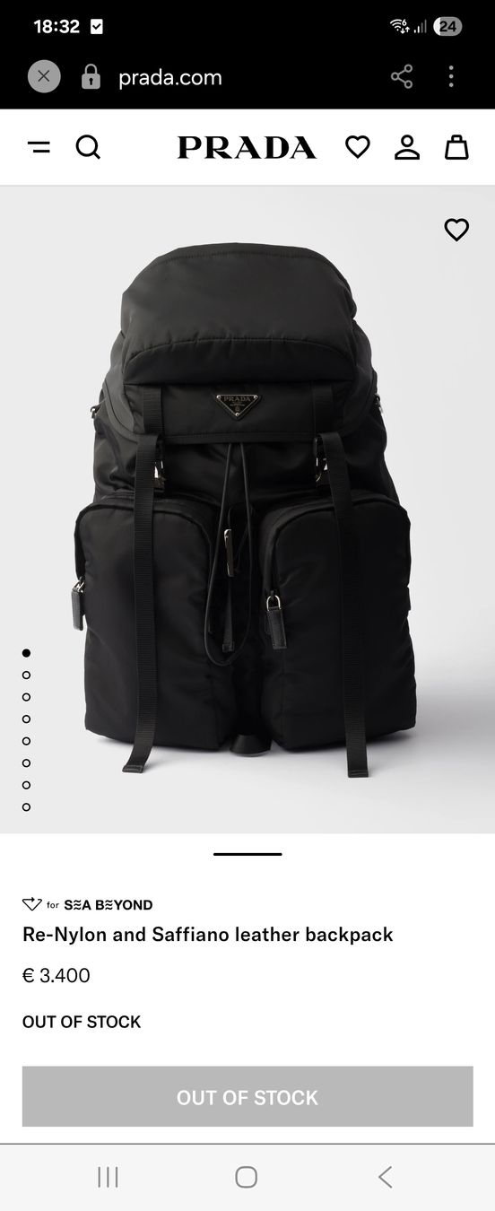 Prada Sacs à dos: Original Prada Rucksack / Backpack - Top Zustand! – D'occasion à St. Gallen par Cocos_Ricardo 8