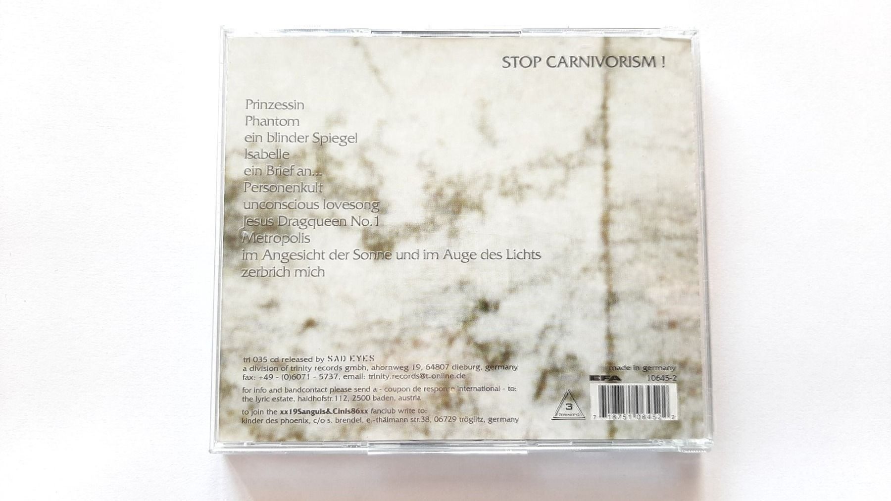 CDs: CD Sanguis & Cinis - Madrigal – D'occasion à Pully par bro_n52j 1