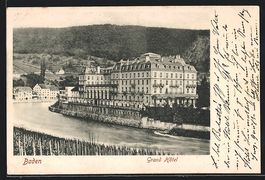 AK Baden, Grand Hotel, 1901