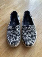 Toms Espadrilles, blau/creme, Gr. 36