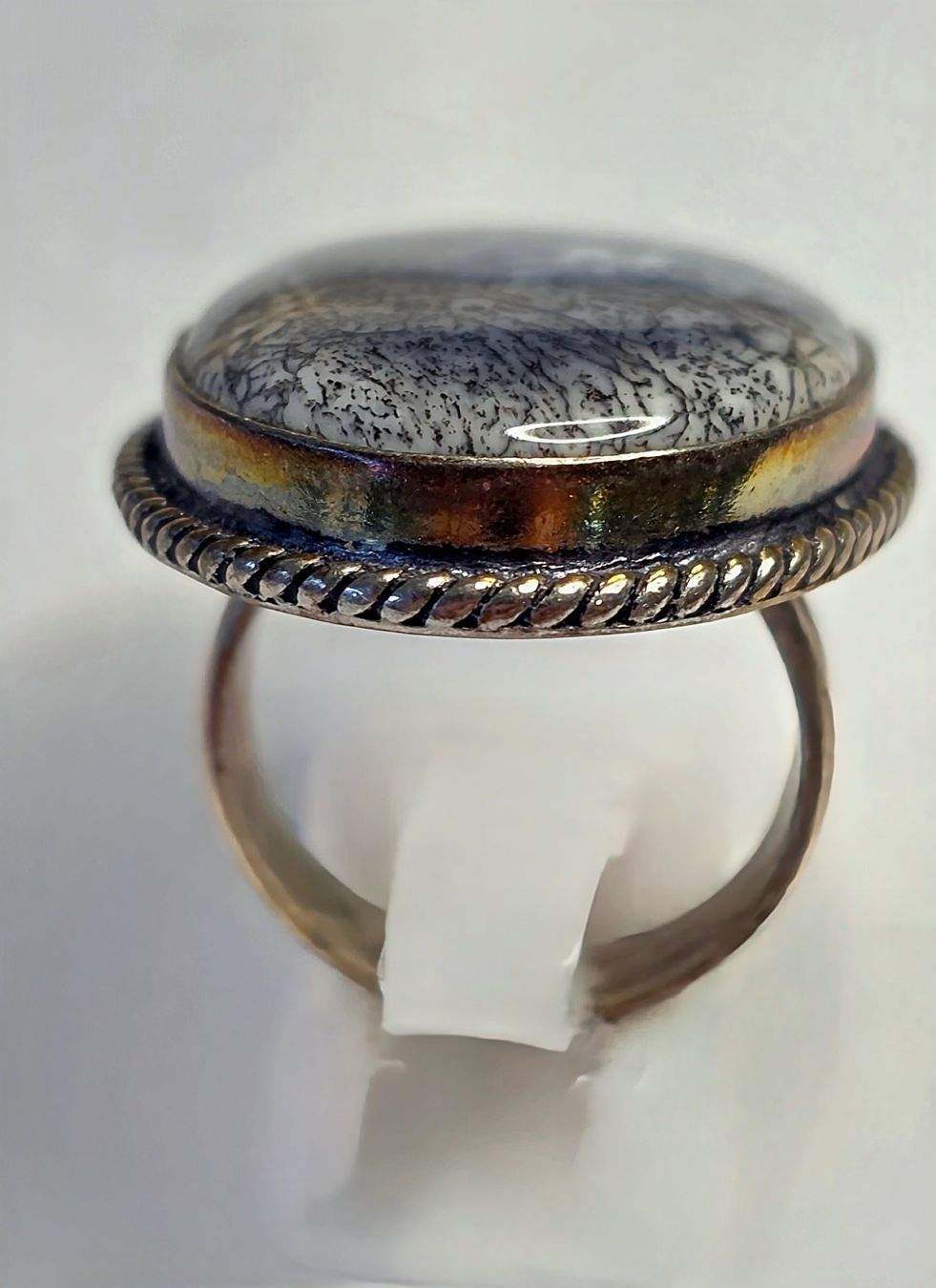 Anelli: Dendriten Achat Fingerring – Nuovo (secondo la descrizione) da Zürich venduto da adriben 8