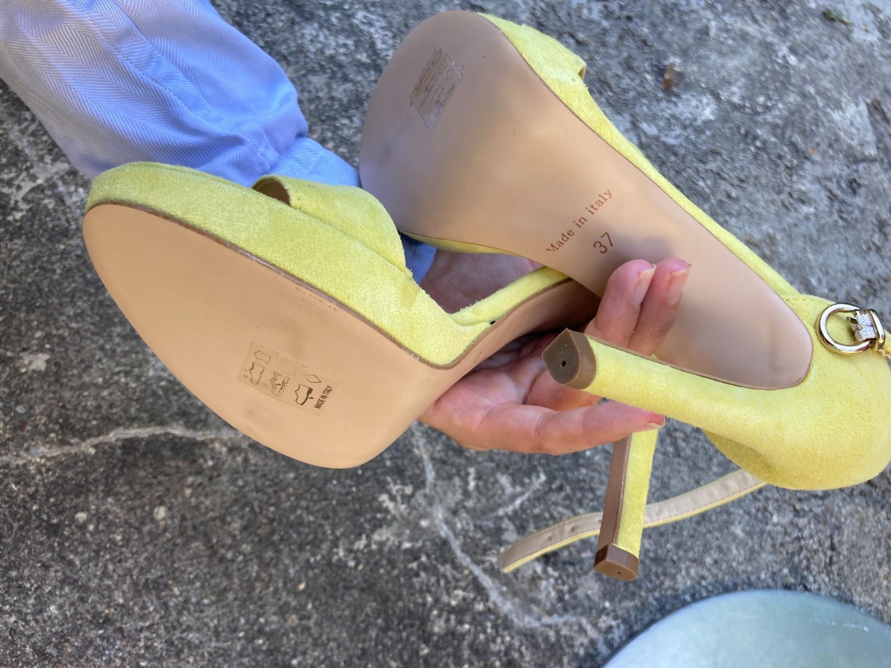 Scarpe da donna: High Heel Sandale – Nuovo (secondo la descrizione) da Uster venduto da Kalici1 2