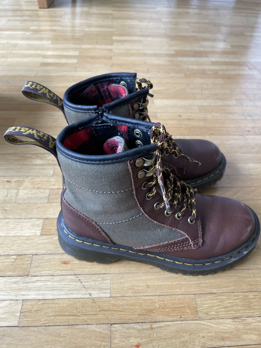 Dr. Martens Scarpe da uomo: Dr. Martins Panel Canvas Lederstiefel gr. 29 – Nuovo (secondo la descrizione) da Schlieren venduto da kca_2mlx 2