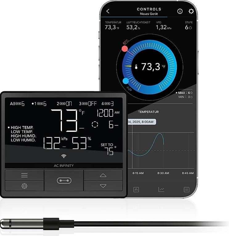 Sistema di controllo: AC Infinity Controller 69 PRO Intelligenter Umweltcontroller – Nuovo (secondo la descrizione) da Kreuzlingen venduto da Best-Deal-Oase