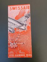 Litho Prospekt / Swissair - Sommer 1939