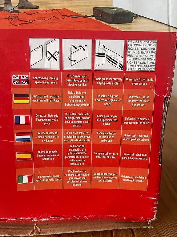 Supporti a parete: TV-Wandhalterung – Nuovo e nell'imballaggio originale da Triesen venduto da Chevalley 4