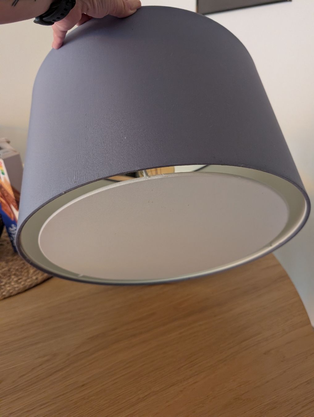 Lustres & lampes de plafonds: Plafonnier gris – D'occasion à Bex par ophelie.duc 1