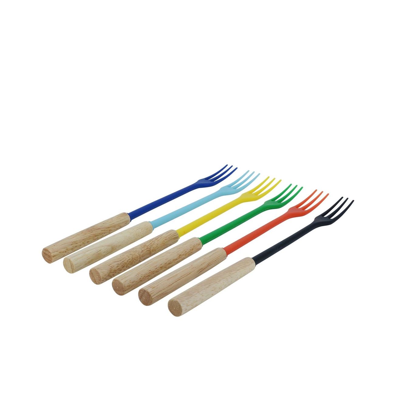 Forchette: Käsefonduegabel "Protect Holz" Set 6 Stk – Nuovo e nell'imballaggio originale da Wettingen venduto da kochshop