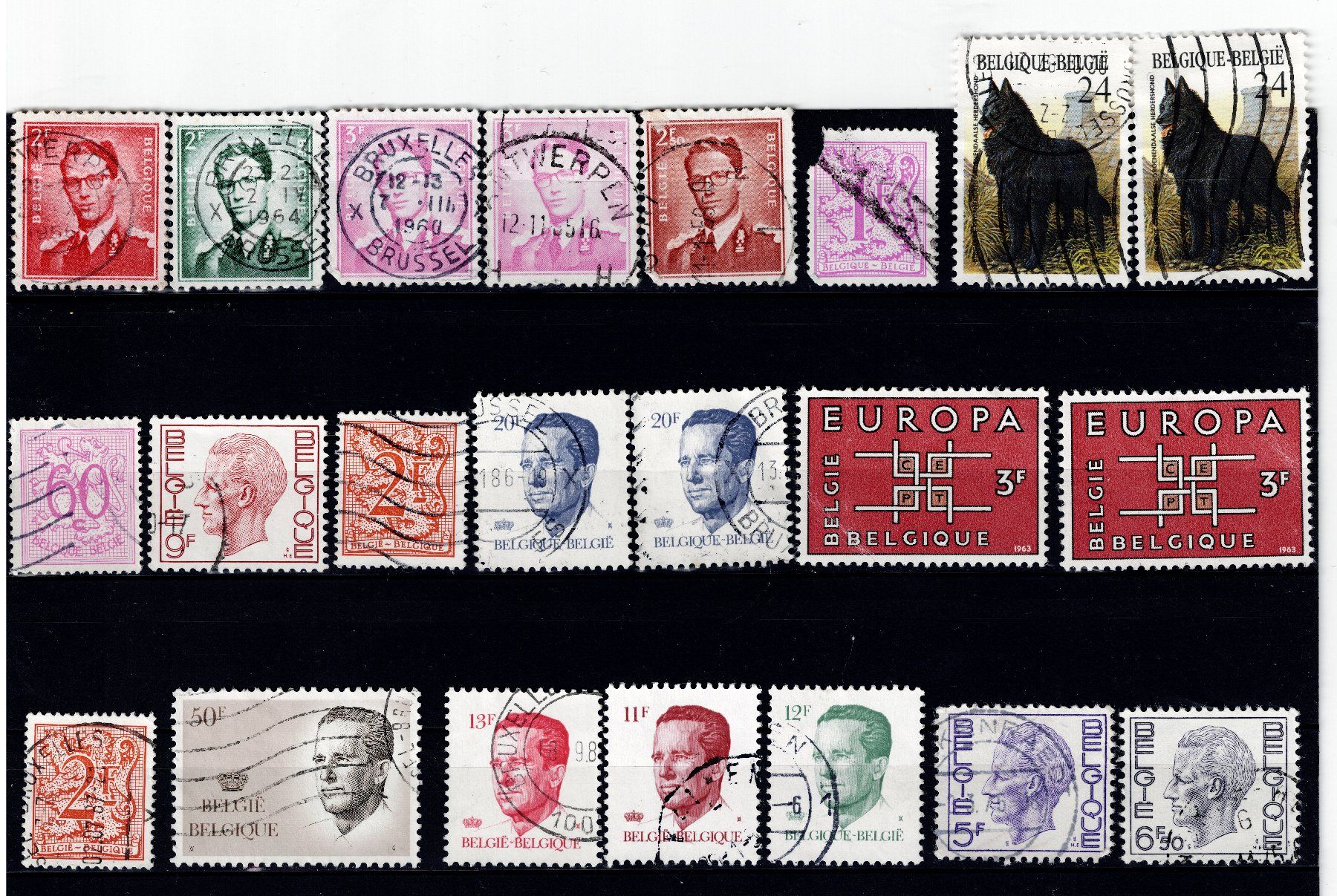 Tutti i francobolli: Briefmarken 42x Belgien – Usato da Tenniken venduto da mik_6mxg 8