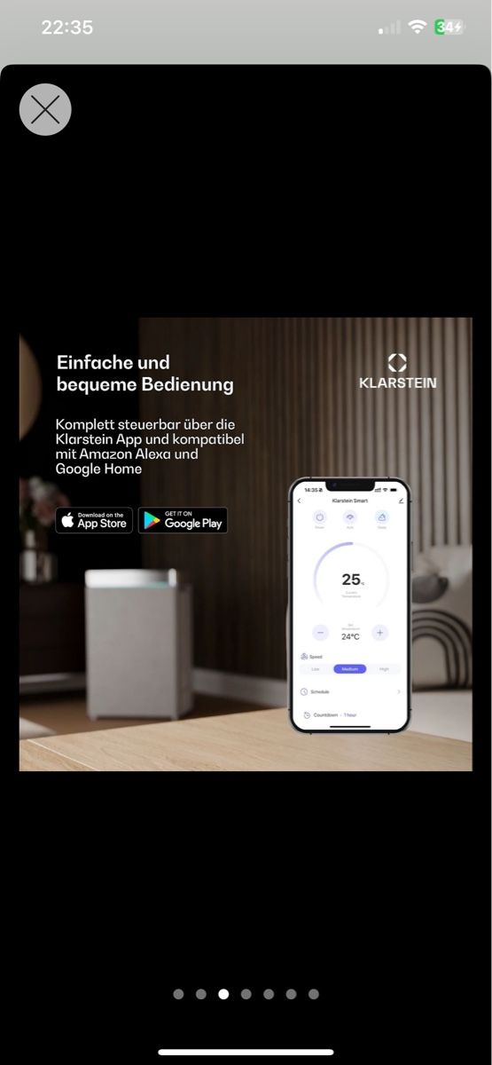 Klimageräte: Klarstein Skytower Grand Smart Luftkühler 4-in-1 – Gebraucht aus Luzern von dls_5c7k 2