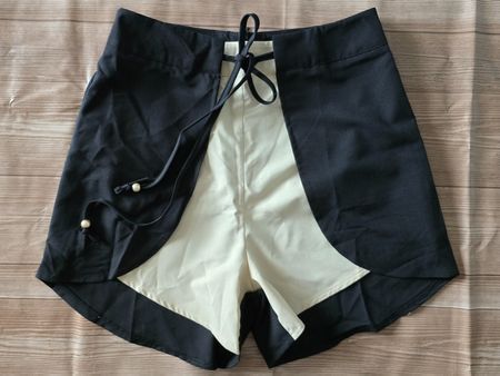 ​😍 Raffinierter 2-in-1 Skort - L - Wickelrock-Shorts