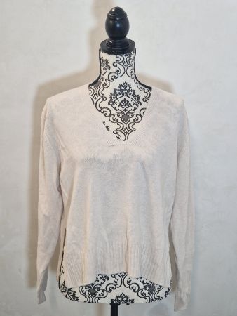 Wolle/Kaschmir Pullover luisa cerano beige 36 wie neu