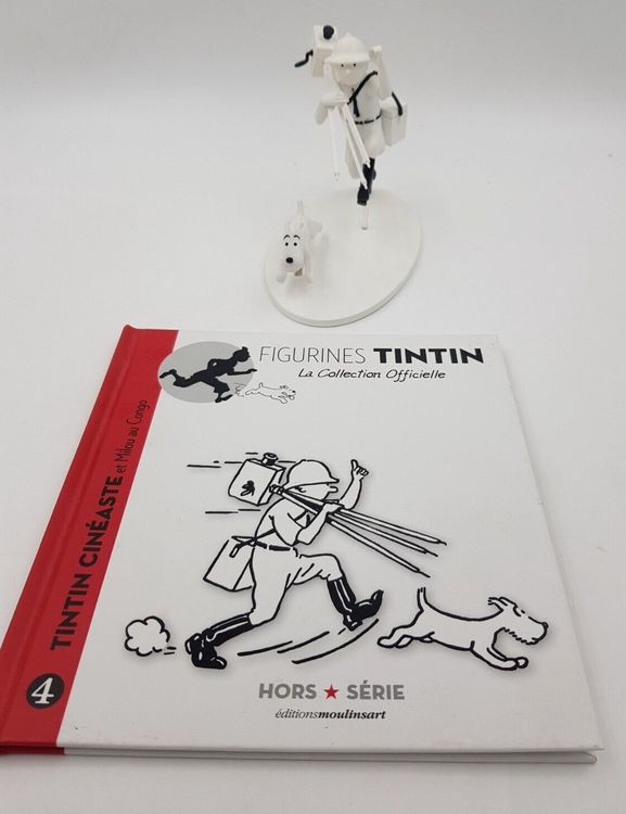 figurine Tintin noir & blanc HS encore emballée