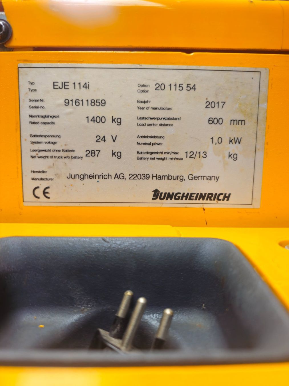 Jungheinrich Carrelli elevatori e a forche: Jungheinrich EJE 114i – Usato da Winterthur venduto da Alex771 2