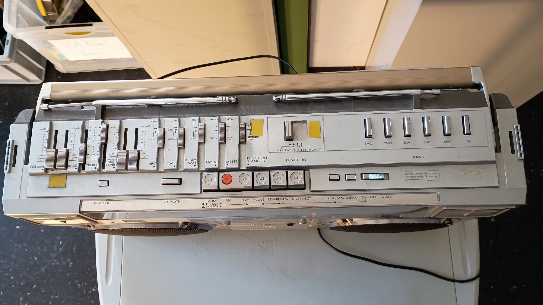 JVC RC-M 70 L Vintage Radio/Kassettenrekorder/Ghettoblaster (Gebraucht ...