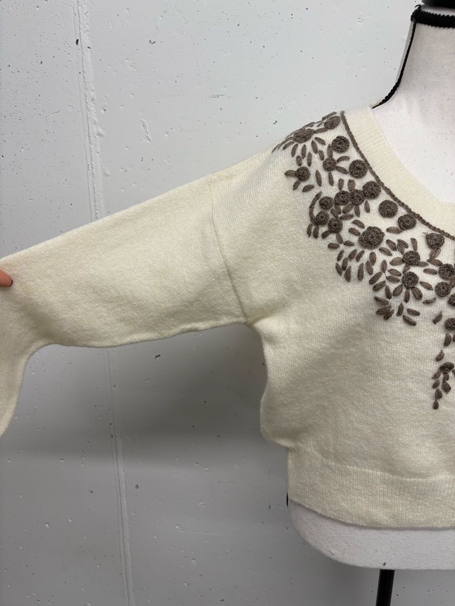 Maglioni & Felpe: Join Us Pullover mit Stickerei Gr. S beige braun, Strick – Nuovo (secondo la descrizione) da Regensdorf venduto da secondchancefashion 1