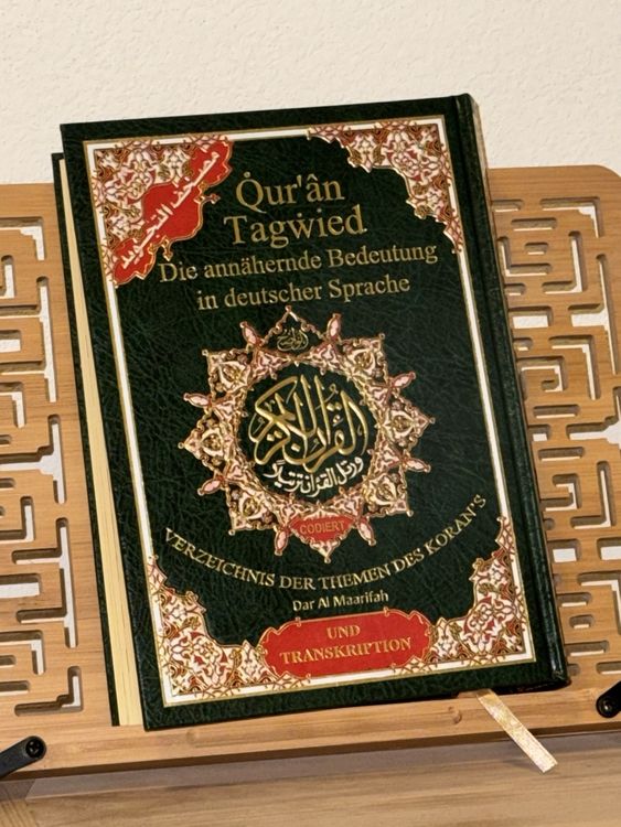 Quran Tajweed mit deutscher Übersetzung und Transkription Kaufen auf Ricardo