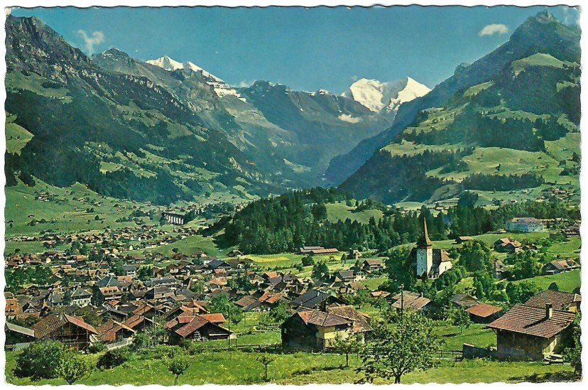 Ansichtskarten: AK Frutigen Alpenpanorama - 1962 – Gebraucht aus Rheinfelden von wil_m7gh