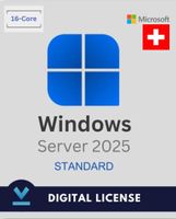 Microsoft Windows Server 2025 Standard Lizenz Key 16 Core